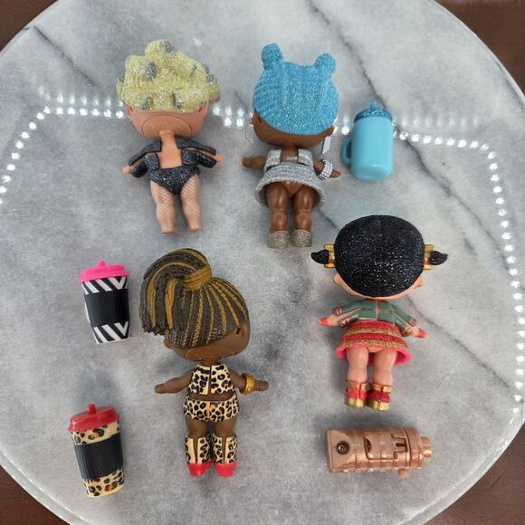 LOL Surprise Dolls Lot of 4 Bottles Glitter Outfits Accessories Collectible Toy - Picture 5 of 5